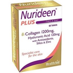 HealthAid Nurideen Plus Promote Healthy Skin Hair and Nails 60 Tablets