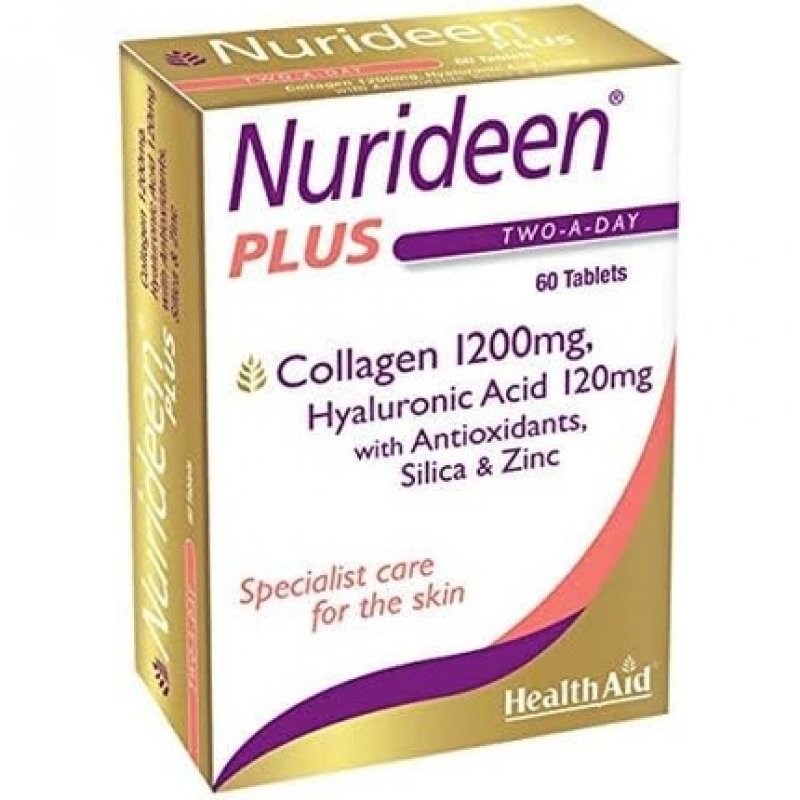 HealthAid Nurideen Plus Promote Healthy Skin Hair and Nails 60 Tablets