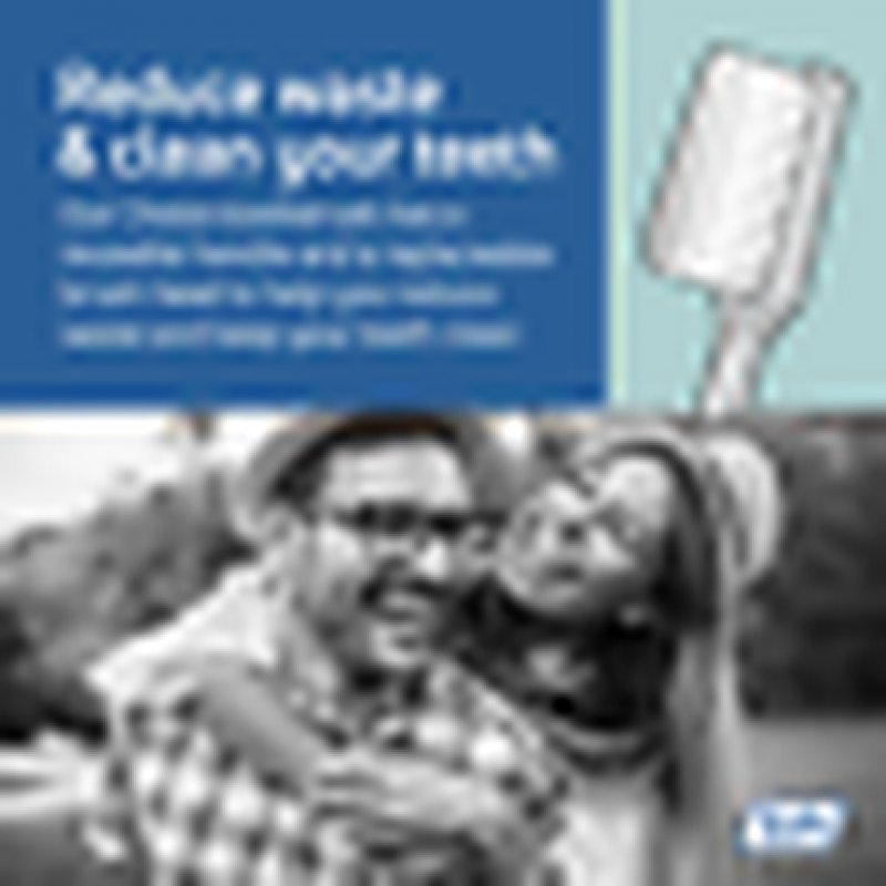 TePe Choice Soft Toothbrush with 3 Replaceable Heads Gray