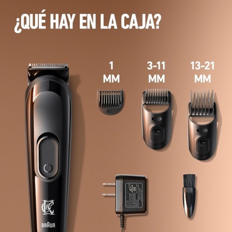 King C. Gillette Men's Wireless Beard Trimmer with Sharp Blades and 3 Interchangeable Length Adjusters