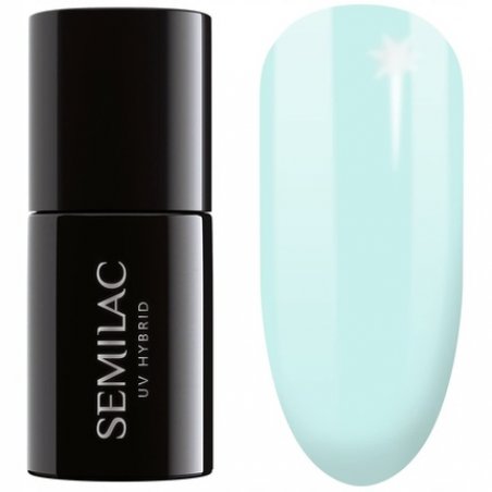 Semilac UV Nail Polish Mint Refresh 387 7ml - Colorful and Long-Lasting Nail Polish for Intensive Nails