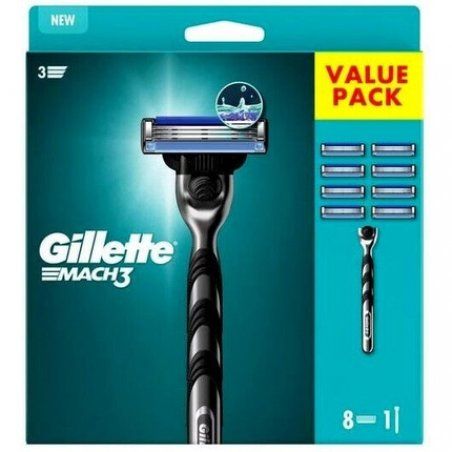 Gillette Mach 3 Razor Shaver 8 Blades