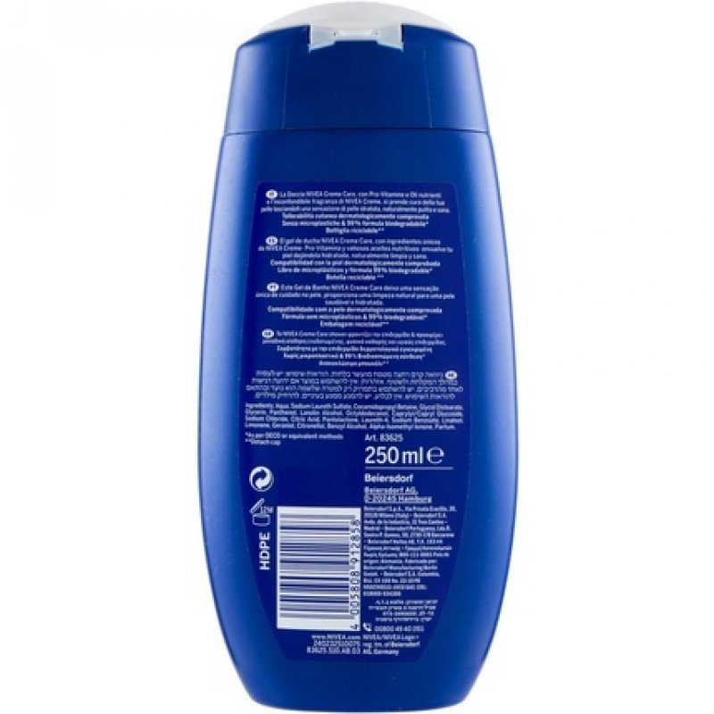 Nivea Care Gel Shower Cream 250ml
