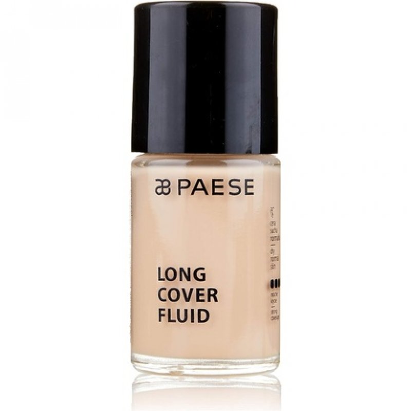 Paese Cosmetics Long Cover Fluid Foundation 01 Light Beige 30ml