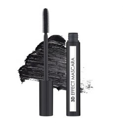 Lamel Mascara Natural and Organic Waterproof Voluminous Black Clear Formula 10ml - 3D