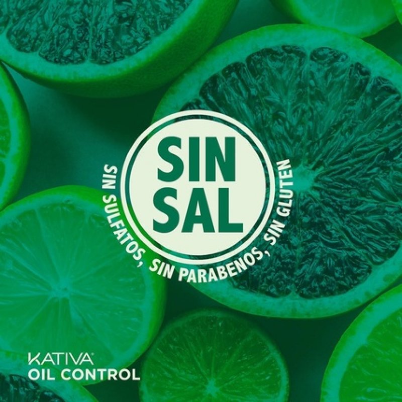 Kativa Oil Control Shampoo Multicoloured 200ml