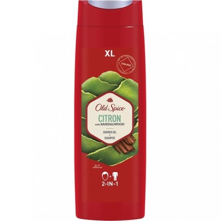 Old Spice Citron Shower Gel and Shampoo for Men 400ml
