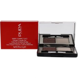 Pupa Milano Vamp! Compact Duo Eyeshadow 006 Brown Vanilla for Women 0.078oz