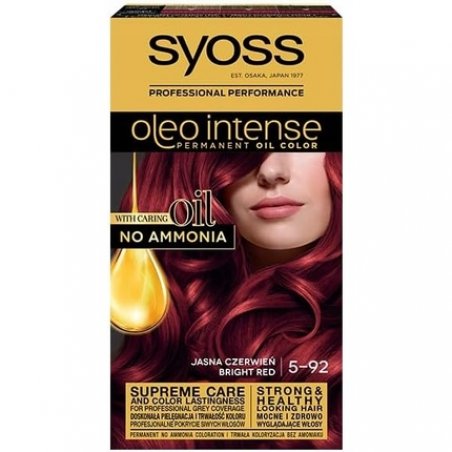 Syoss Oleo Intense Hair Dye 5.92 Light Red 115ml