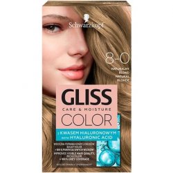 Schwarzkopf Gliss Color Hair Colour Cream 8-0 Natural Blonde 142ml