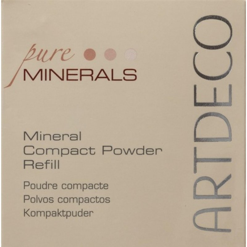 ARTDECO Mineral Compact Powder Refill with Sea Minerals for a Smooth Complexion 9g 10 Basic Beige