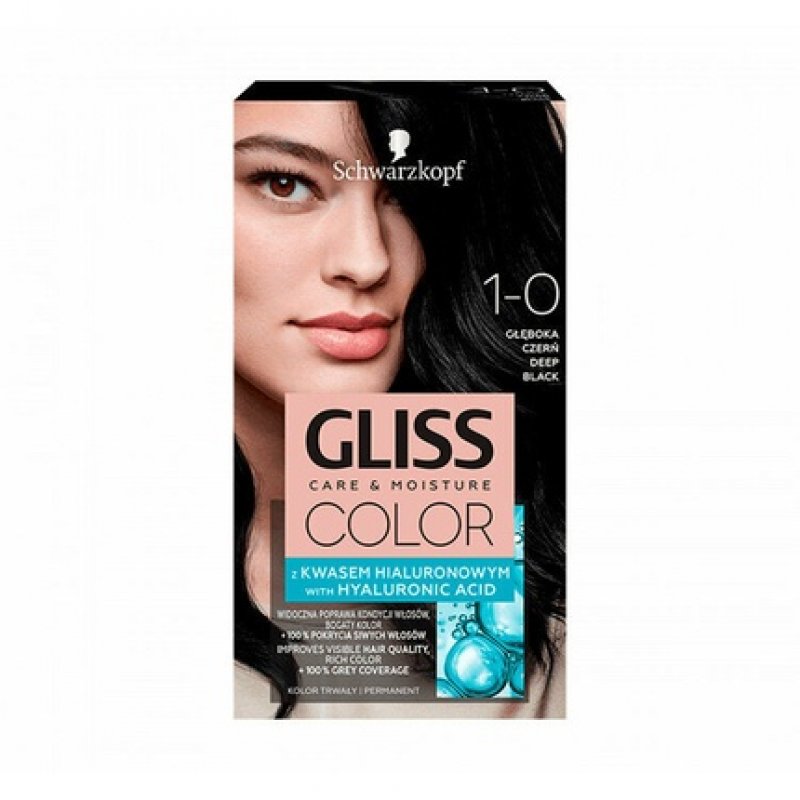 Gliss Care & Moisture Color Hair Dye with Hyaluronic Acid - 19 Colors to Choose From