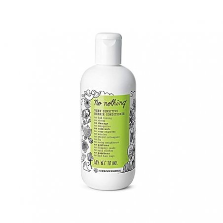 No nothing Very Sensitive Repair Conditioner 100% Vegan Hypoallergenic Fragrance Free Paraben Free 10.15 oz
