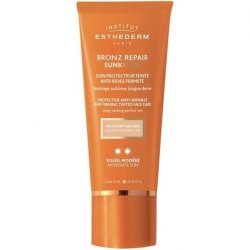 Institut Esthederm Bronz Repair Soin Schützer Teinté Anti-rides Fermeté Soleil Modéré 50ml
