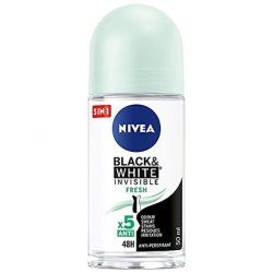 NIVEA Black&White Invisible Fresh Roll On Antiperspirant 50ml