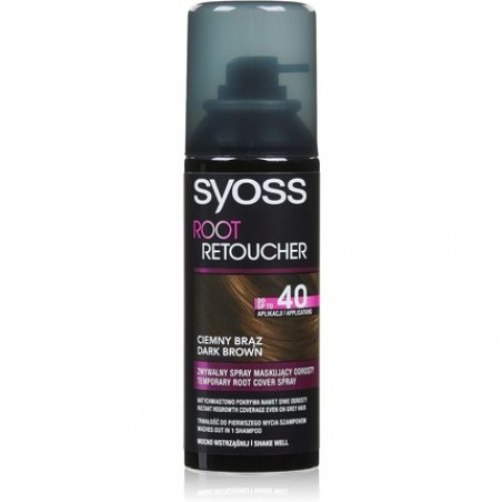 Syoss Root Retoucher Spray For Growths Dark Brown 120ml
