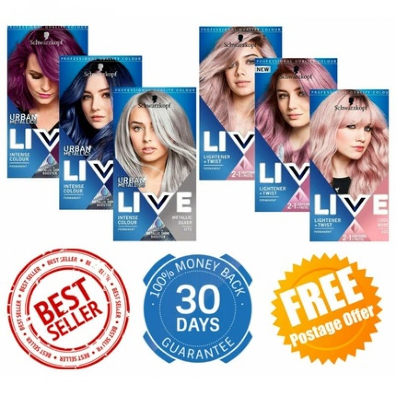 Schwarzkopf - Live Ultra Brights Or Pastel Semi-Solid Hair Dye 098 Steel Silver 3ml