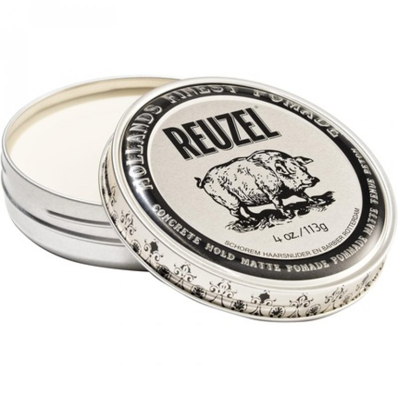 Reuzel Concrete Hold Piglet Matte Pomade Strong Hold No Shine Water Soluble 113g