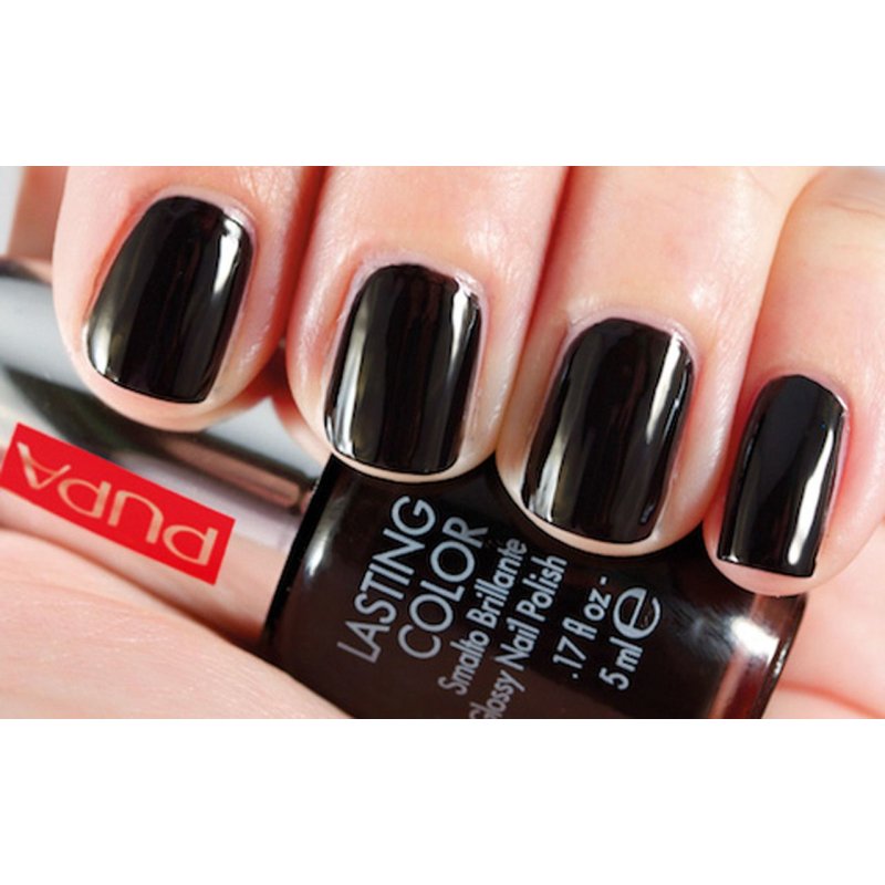 PUPA Milano Lasting Color vernis à ongles 5 ml Noir Gloss