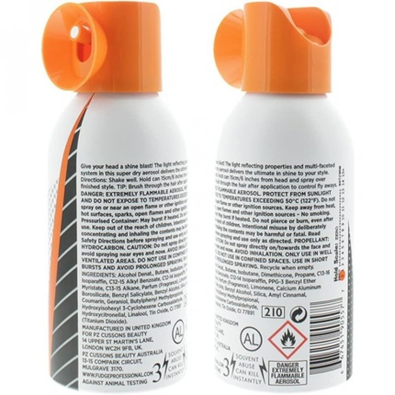 Fudge Professional Head Shine Hairspray for Frizz Free Glossy Hair 144ml