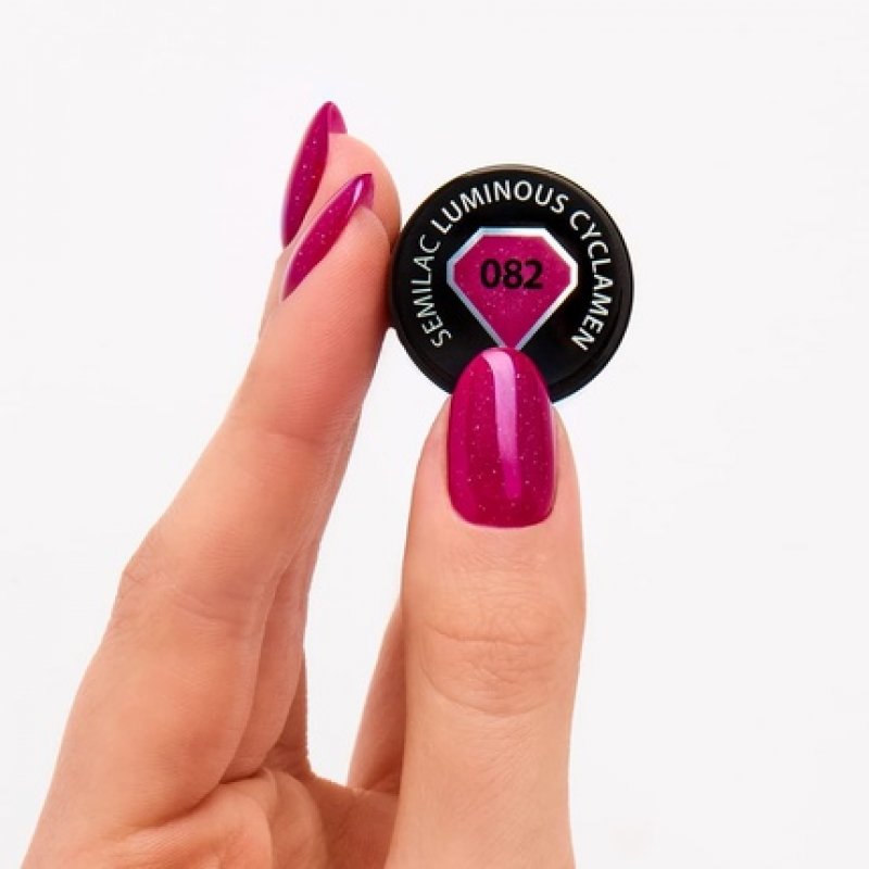 Semilac UV Nail Polish Luminous Cyclamen 082 7ml