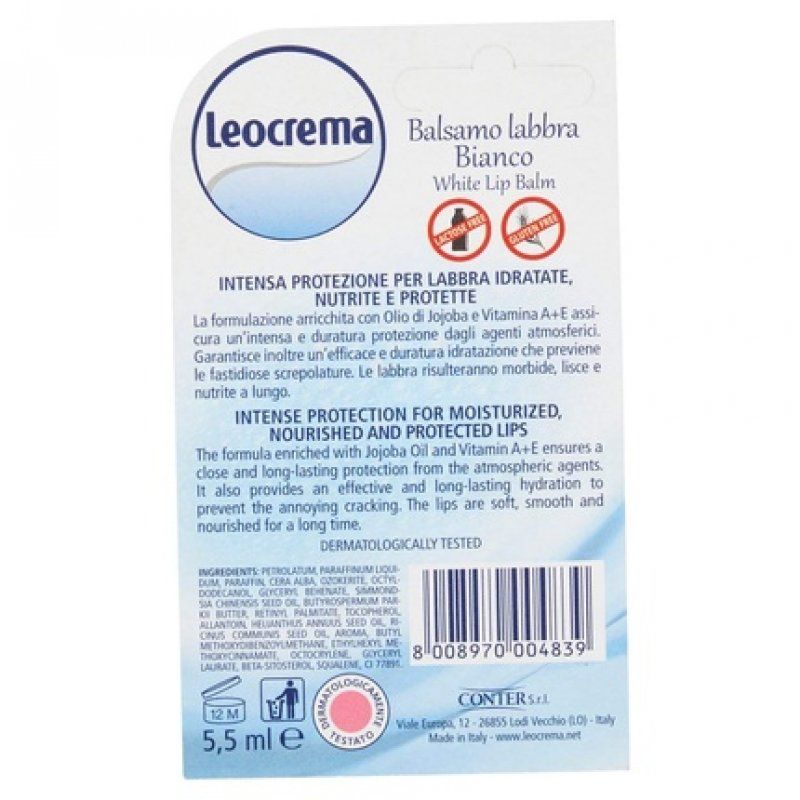 Burrocacao Lip Balm Stick for Lips White