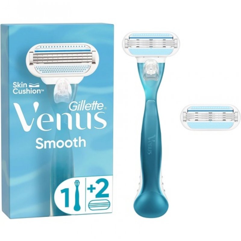 Gillette Venus Smooth Women's Razor with 2 Razor Blades