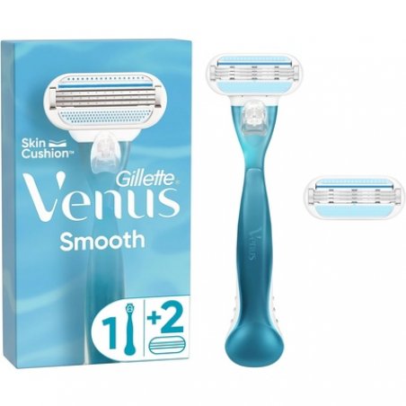 Gillette Venus Smooth Women's Razor with 2 Razor Blades