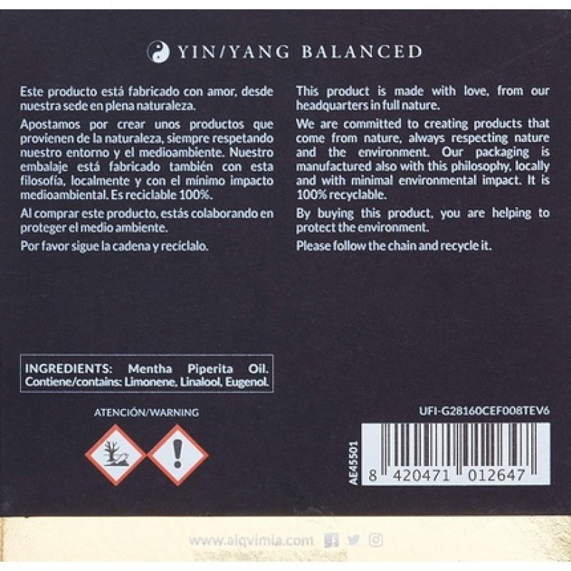 Alqvimia Peppermint Essential Oil 10ml 300g