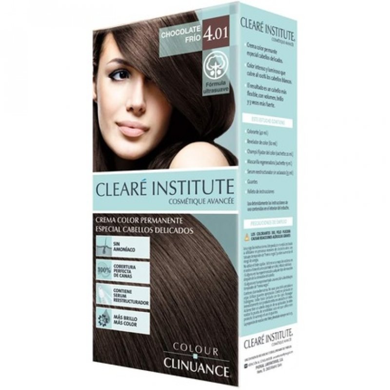 Colour Clinuance 4.01 Cool Chocolate Hair Dye for Sensitive Hair - Permanent Color without Ammonia - More Shine -
