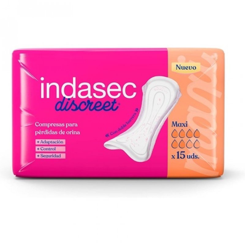 Indasec Maxi Standard Black Pad
