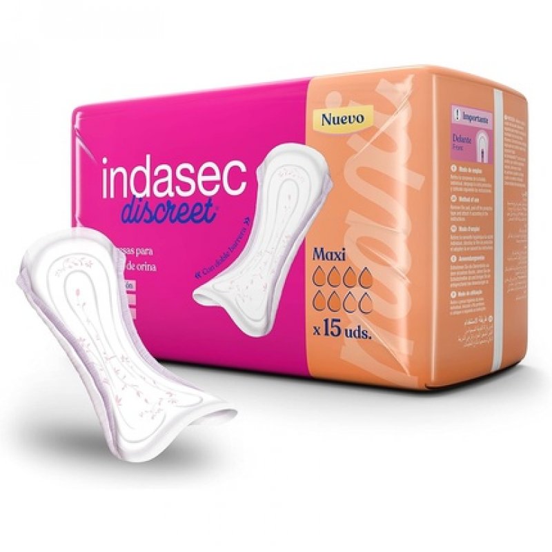 Indasec Maxi Standard Black Pad