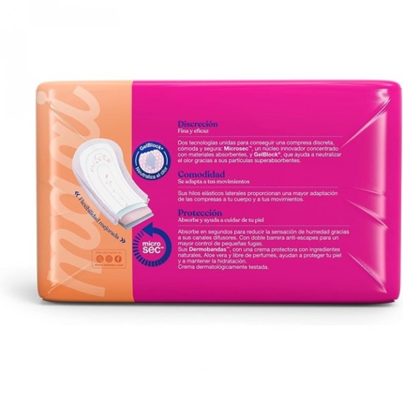 Indasec Maxi Standard Black Pad