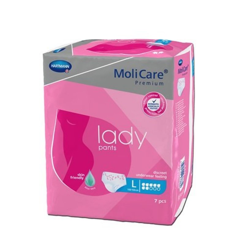MoliCare Premium Lady Pants for Bladder Weakness with Aloe Vera Size M