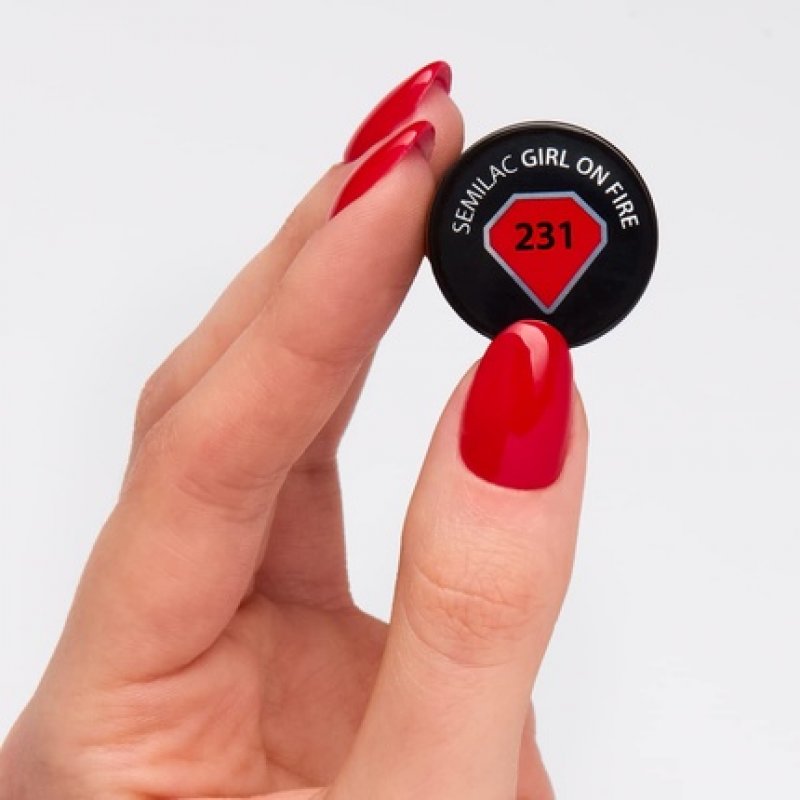 Semilac UV Nail Polish Color 231 Girl on Fire 7ml