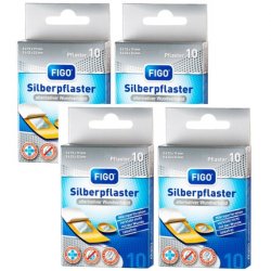 40 Pieces Silver Wound Finger Plaster Bandage Latex-Free 2026