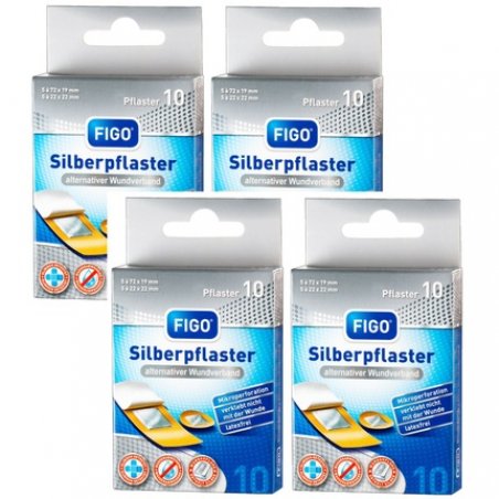 40 Pieces Silver Wound Finger Plaster Bandage Latex-Free 2026