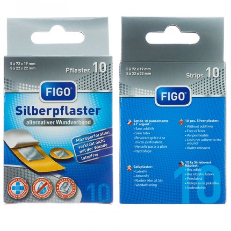 40 Pieces Silver Wound Finger Plaster Bandage Latex-Free 2026