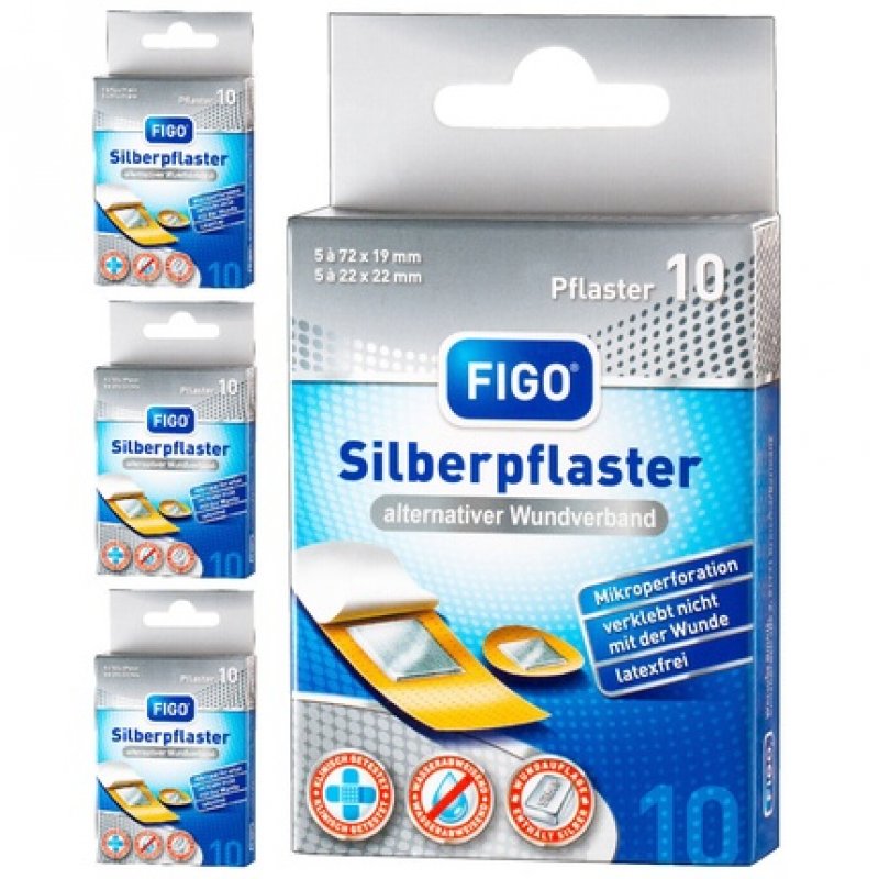 40 Pieces Silver Wound Finger Plaster Bandage Latex-Free 2026