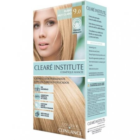 Colour Clinuance 9.0 Very Light Blonde Hair Dye for Sensitive Hair - Permanent Color without Ammonia - More Shine -