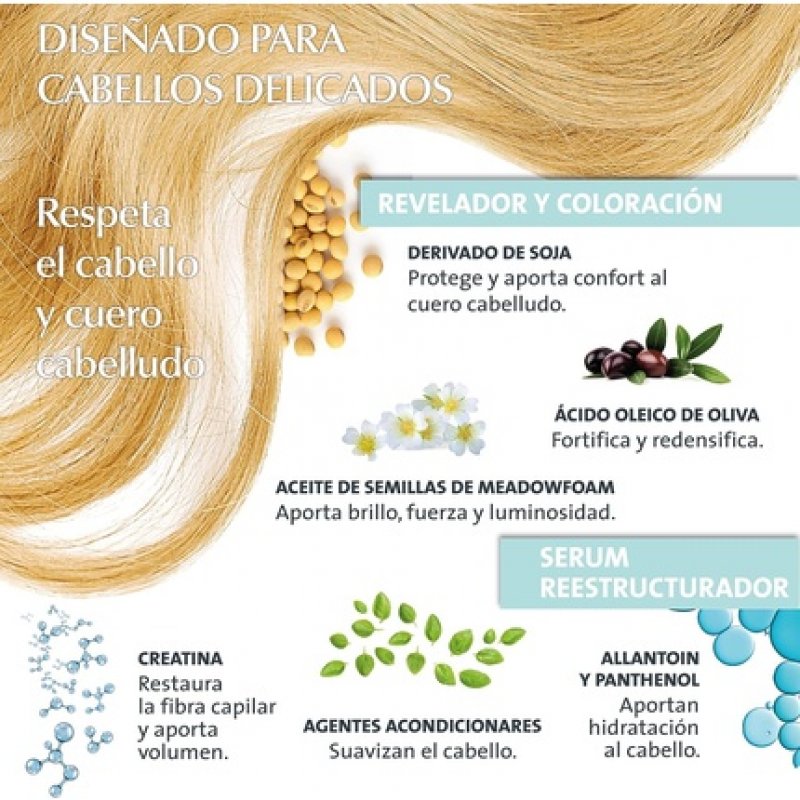 Colour Clinuance 9.0 Very Light Blonde Hair Dye for Sensitive Hair - Permanent Color without Ammonia - More Shine -