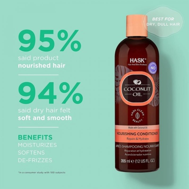 HASK Monoi Coconut Oil Nourishing Conditioner 355ml