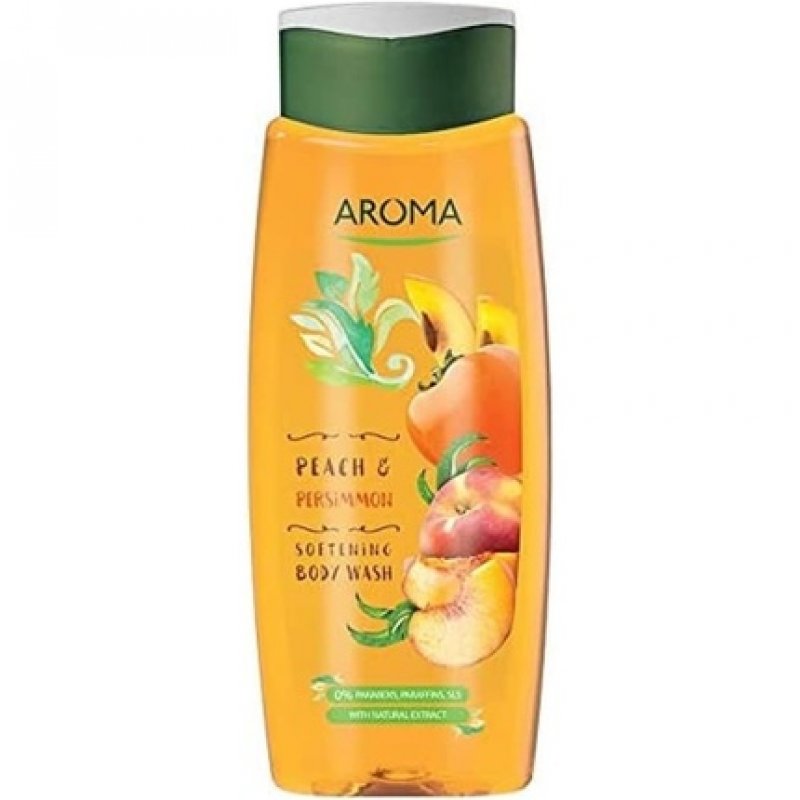 AROMA Peach & Persimmon Body Wash 400ml