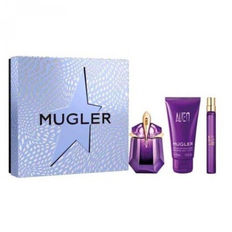 Thierry Mugler Alien Eau de Parfum 30ml Spray 50ml Body Lotion 10ml EDP Set