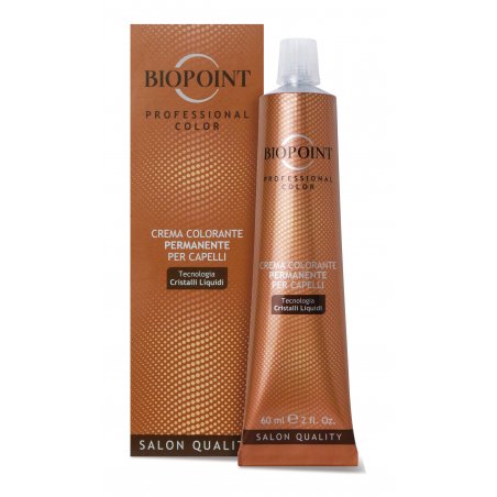 Biopoint Professional Color Permanent Hair Color Cream 60ml 6.41 Dark Blonde Brown