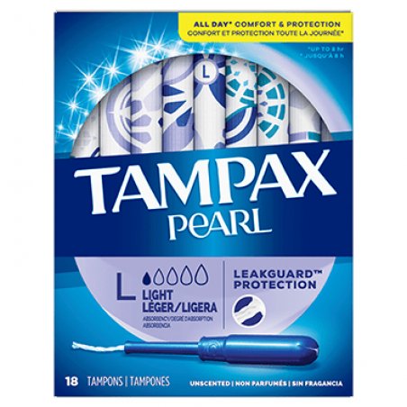 TAMPAX Pearl Light
