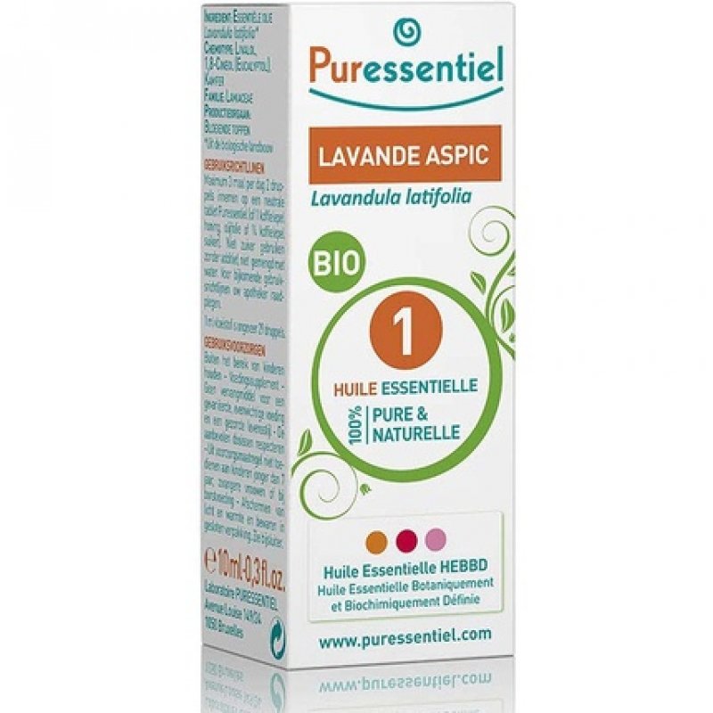 Puressentiel Organic Spike Lavender Essential Oil 0.3 oz