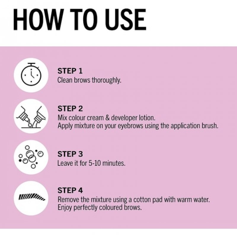 Brow Tint Eyebrow Tint 4-1 Dark Brown