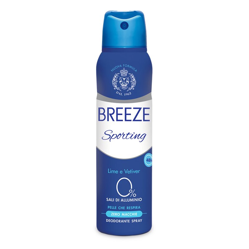 BREEZE Sporting Spray Deodorant Invisible Fresh 150ml