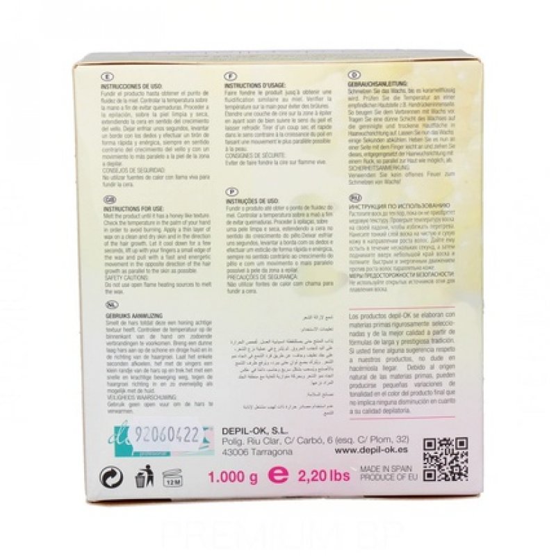 Depil Ok Chocolate Gold Pearl Wax 1000g